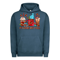 Pigment Midnight Navy American Football Coffee Cup Urban Hoodie - FaDigitalArtStudio