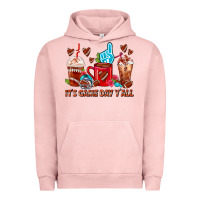 Pigment Salmon American Football Coffee Cup Urban Hoodie - FaDigitalArtStudio