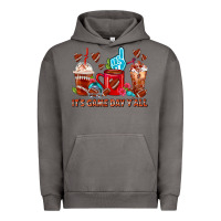 Pigment Tornado American Football Coffee Cup Urban Hoodie - FaDigitalArtStudio