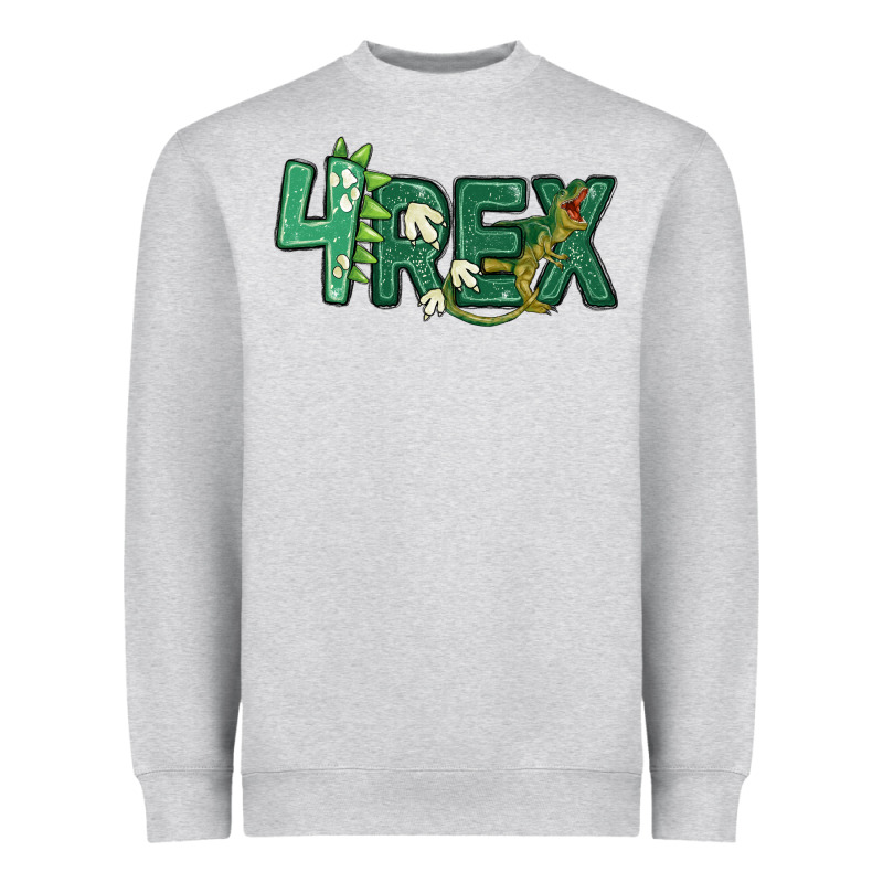 Four Rex Heavyweight Sweatshirt by MaliasSmallBusiness | Teevron