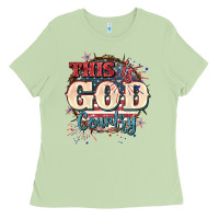 Matcha This is god country 4th of july Ladies Tee - CowGirlArtShop