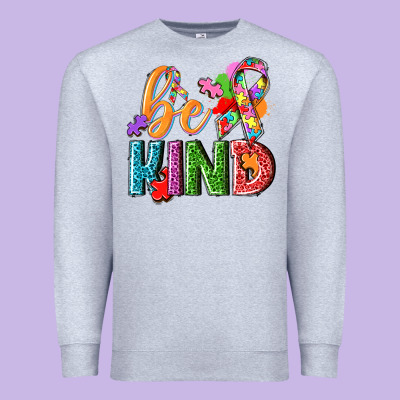 Autism Be Kind Premium Sweatshirt Designed By Nancycooperartshop