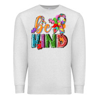 Oatmeal Heather Autism be kind Premium Sweatshirt - NancyCooperArtShop