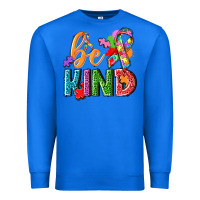 True Royal Autism be kind Premium Sweatshirt - NancyCooperArtShop