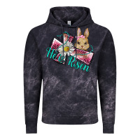 Cloud Black he is risen cross rabbit Vintage Hoodie - BarkalooDesign