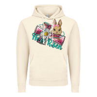 Vintage Artic he is risen cross rabbit Vintage Hoodie - BarkalooDesign