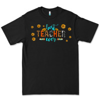 Black best teacher ever 16oz libbey glass Premium Tee - HRA Design Shop