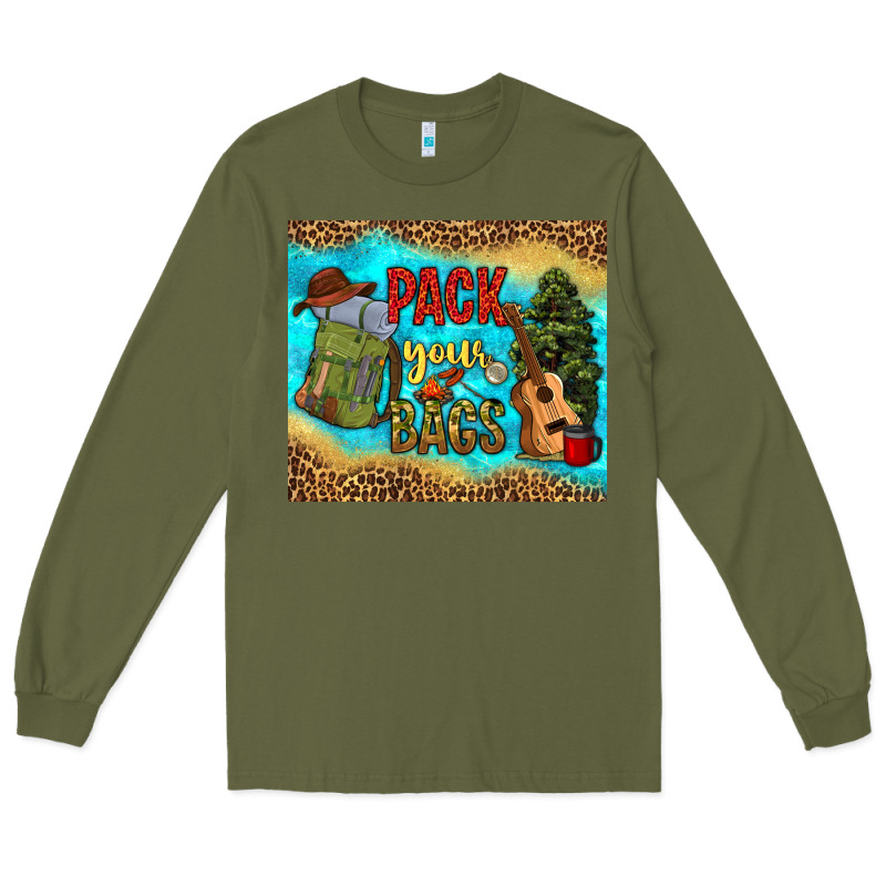 Pack Your Bags Long Sleeve Tee by NancyCooperArtShop | Teevron