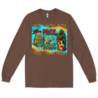 Chestnut pack your bags Long Sleeve Tee - NancyCooperArtShop