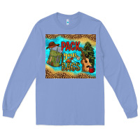 Colony Blue pack your bags Long Sleeve Tee - NancyCooperArtShop