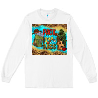 White pack your bags Long Sleeve Tee - NancyCooperArtShop
