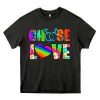Asphalt choose love (gay) Heavy Core Tee - HRA Design Shop