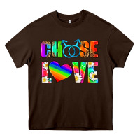 Choose Love (gay) Heavy Core Tee | Teevron