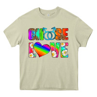 Mossy choose love (gay) Heavy Core Tee - HRA Design Shop