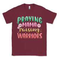 Burgundy prying mama raising warriors malia Classic Tee - MaliasSmallBusiness