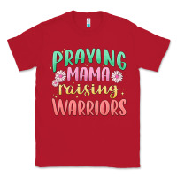 Red prying mama raising warriors malia Classic Tee - MaliasSmallBusiness