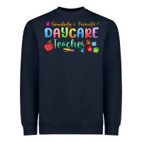 Navy somebody's favorite daycare teacher Heavyweight Sweatshirt - MaliasSmallBusiness