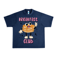 Navy breakfast club Urban Heavy Tee - MaliasSmallBusiness