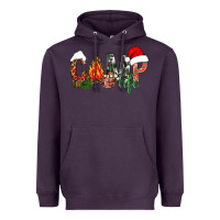 Plum Christmas camp Heavyweight Hoodie - NancyCooperArtShop