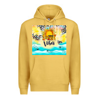 Antique Gold sunny vibes Premium Hoodie - TumblerDesignByShophia