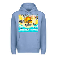 Colony Blue sunny vibes Premium Hoodie - TumblerDesignByShophia