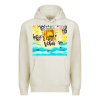 Oatmeal Heather sunny vibes Premium Hoodie - TumblerDesignByShophia