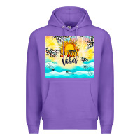 Purple sunny vibes Premium Hoodie - TumblerDesignByShophia