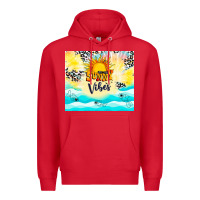 Red sunny vibes Premium Hoodie - TumblerDesignByShophia