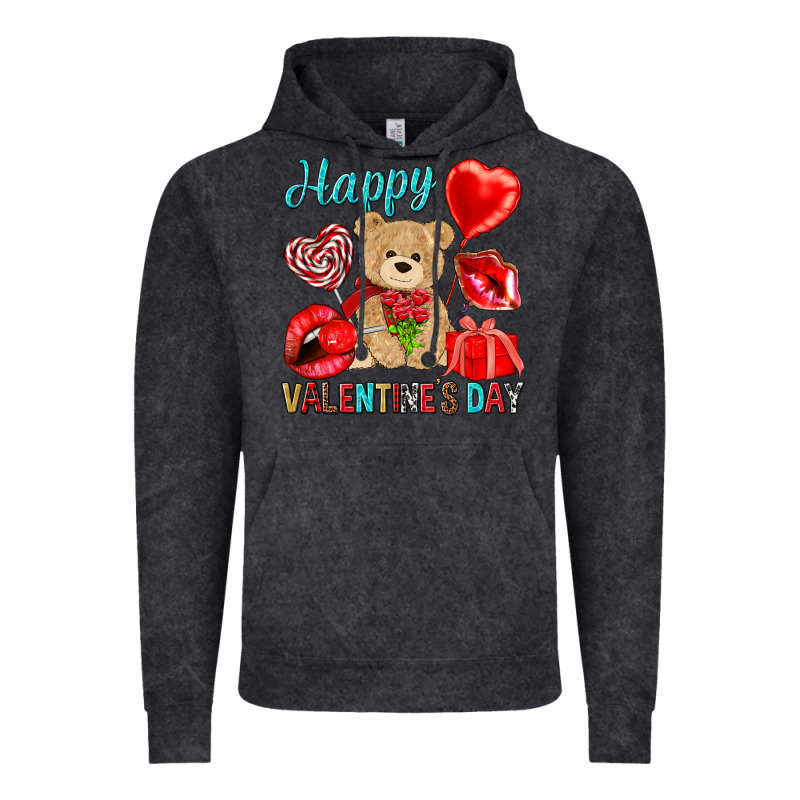 Happy Valentines Day Vintage Hoodie by NancyCooperArtShop | Teevron