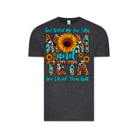 Vintage Black god gifted me two titles mom and teta and i rock t Vintage Tee - JahusDesignShop