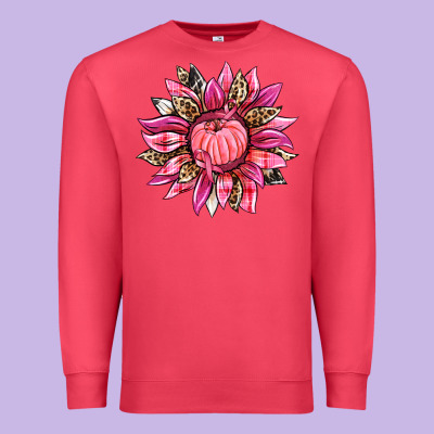 Breast Cancer Sunflower Premium Sweatshirt Designed By Texasbilliewilder