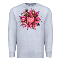 Heather Grey breast cancer sunflower Premium Sweatshirt - texasbilliewilder