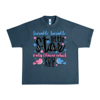 Midnight Navy twinkle twinkle little star Urban Heavy Tee - MaliasSmallBusiness