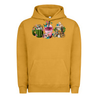 Pigment Peanut Butter Mexican Day Of The Dead Coffee Cups Urban Hoodie - FaDigitalArtStudio