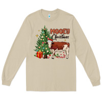 Mushroom mooey christmas Long Sleeve Tee - MaliasSmallBusiness
