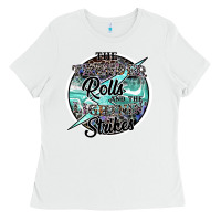 White the thunder rolls and the lightnin strikes Ladies Tee - SublimationCraftShop