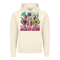 Vintage Artic he is risen cross easter Vintage Hoodie - BarkalooDesign
