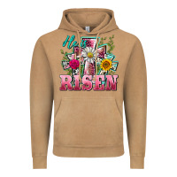 Vintage Camel he is risen cross easter Vintage Hoodie - BarkalooDesign