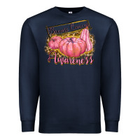 Navy breast cancer awareness Premium Sweatshirt - texasbilliewilder