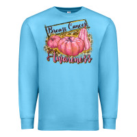 Ocean Blue breast cancer awareness Premium Sweatshirt - texasbilliewilder