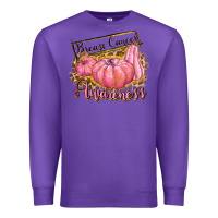 Purple breast cancer awareness Premium Sweatshirt - texasbilliewilder