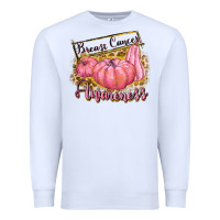 White breast cancer awareness Premium Sweatshirt - texasbilliewilder