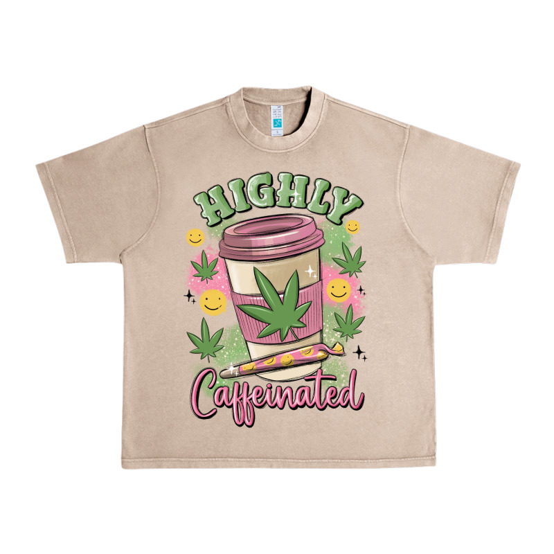 Highly Caffeinated Urban Heavy Tee by MaliasSmallBusiness | Teevron