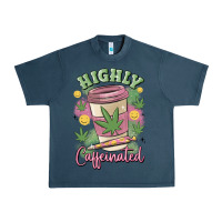 Midnight Navy highly caffeinated Urban Heavy Tee - MaliasSmallBusiness