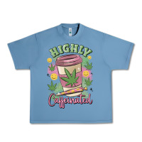 Pebble Blue highly caffeinated Urban Heavy Tee - MaliasSmallBusiness