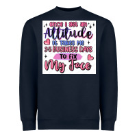 Navy small business Heavyweight Sweatshirt - MaliasSmallBusiness