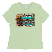 Matcha the world needs more cowgirls Ladies Tee - SublimationCraftShop