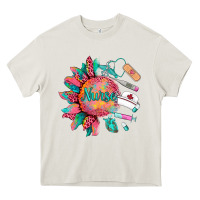 Cream western  nurse medical instruments Heavy Core Tee - BarkalooDesign