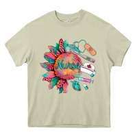 Mossy western  nurse medical instruments Heavy Core Tee - BarkalooDesign