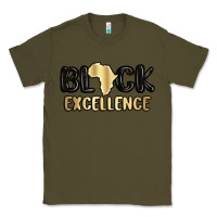 Army Green black excellence Classic Tee - MaliasSmallBusiness